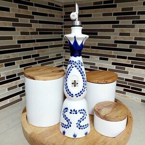 Olive Oil Dispenser – Clase Azul 750ml Bottle | Hand-Painted | New Style | Agave